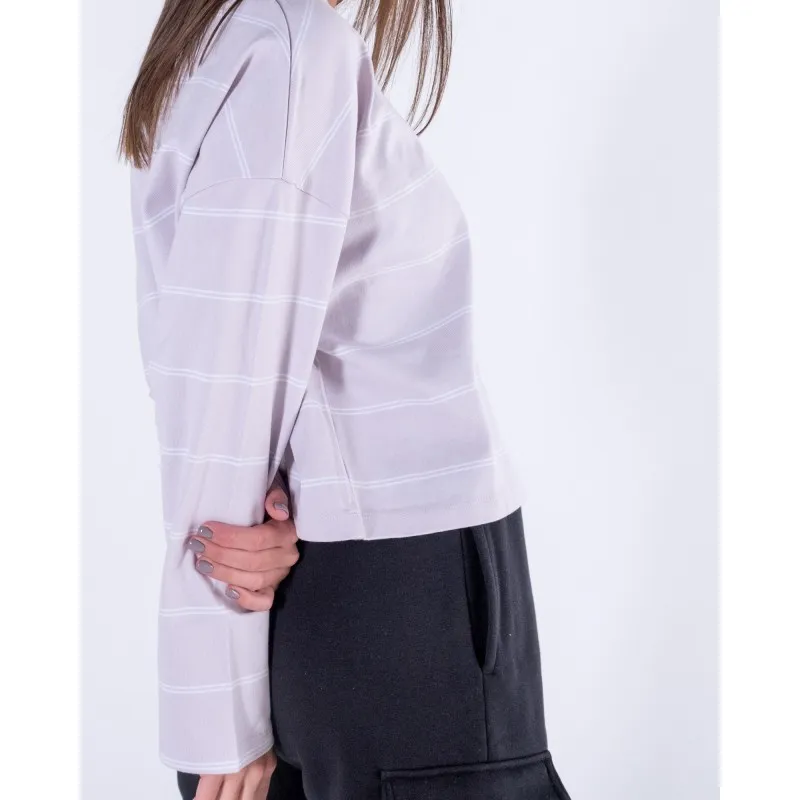 Футболка Nike W NSW JSY STRIPE LS TOP Жіноча р.XS