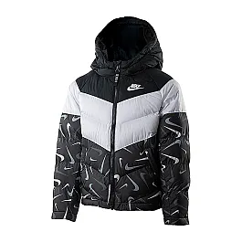 Куртка Nike U NSW SYNFIL JKT BRNDMK AOP Унісекс дитячий (8-15) р.XS