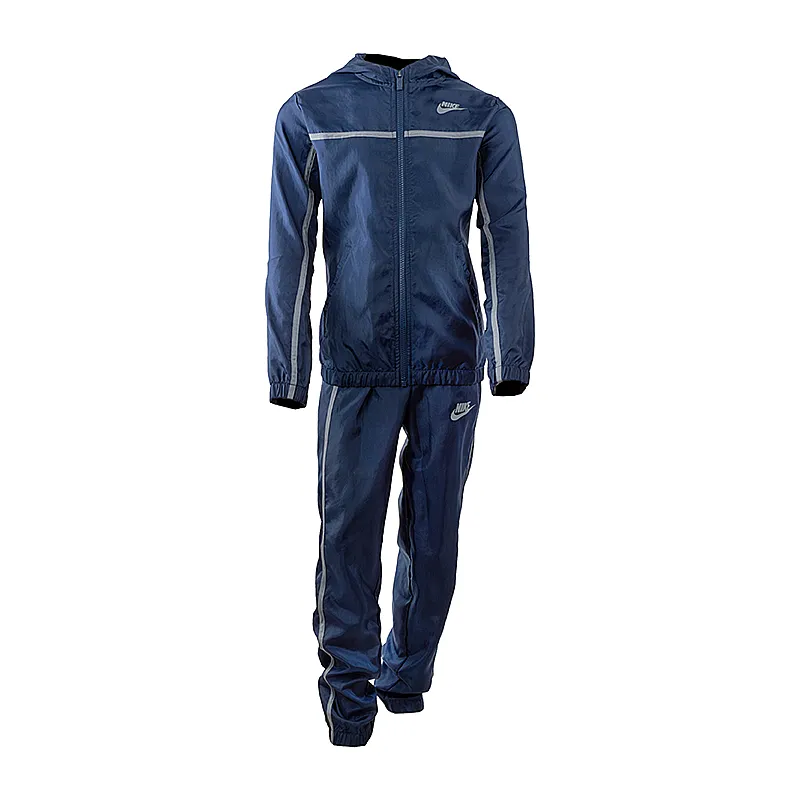 Костюм Nike U NSW WOVEN TRACK SUIT Унісекс дитячий (8-15) р.S Синій