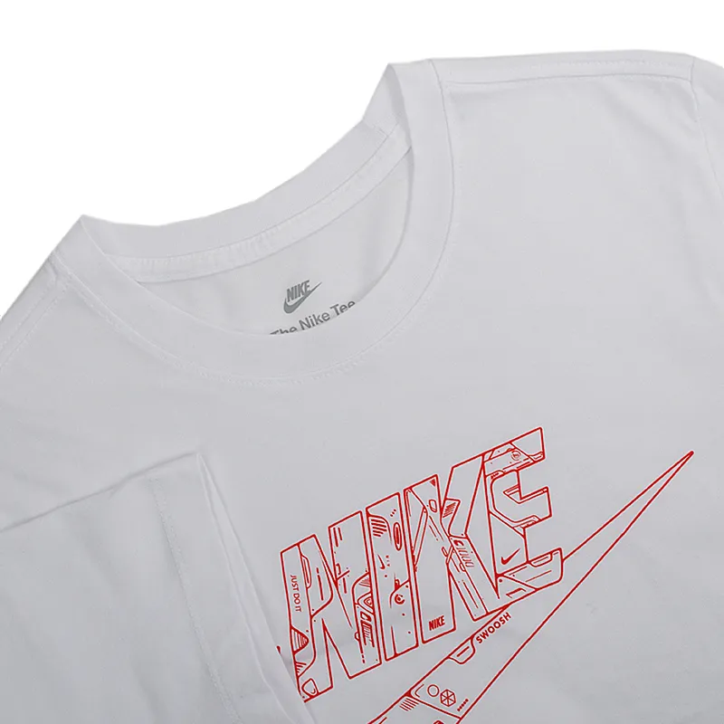 Футболка Nike M NSW TEE MECH AIR HBR Чоловіки р.S Білий