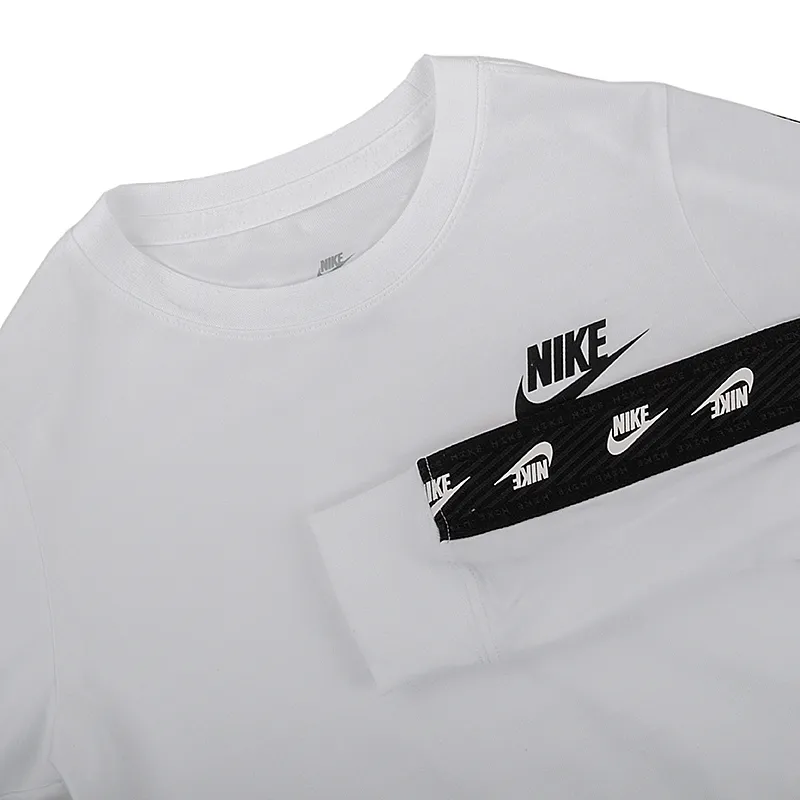 Футболка Nike U NSW LS TEE TAPE Унісекс дитячий (8-15) р.M