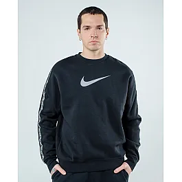 Кофта Nike M NSW REPEAT FLC CREW BB SLVR Чоловіки р.M