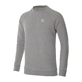 Толстовка Adidas TREFOIL ESSENTIALS CREWNECK SWEATSHIRT Чоловіча р.M Білий/Сірий
