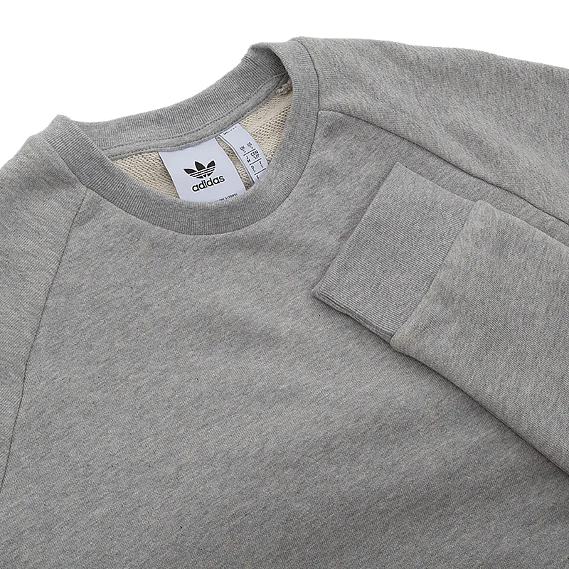 Толстовка Adidas TREFOIL ESSENTIALS CREWNECK SWEATSHIRT Чоловіча р.M Білий/Сірий