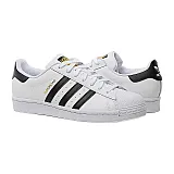 Кросівки Adidas SUPERSTAR Чоловіки р.45 Чорний/Білий