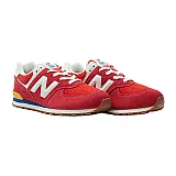 Кросівки New Balance 574 Унісекс (8-15) р.37 Комбінований/Червоний