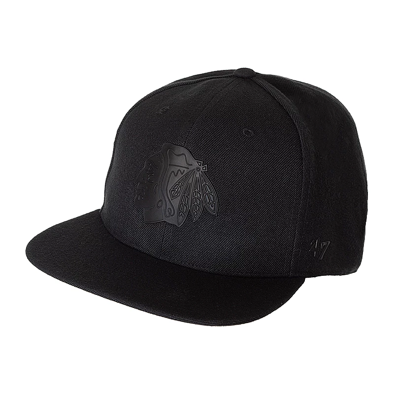 Бейсболка 47 Brand MATTE '47 CAPTAIN CHICAGO BLAC Унісекс р.MISC Чорний