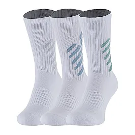 Шкарпетки New Balance Big logo 3 Pair Crew Унісекс р.39-42 Білий