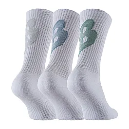 Шкарпетки New Balance Big logo 3 Pair Crew Унісекс р.39-42 Білий