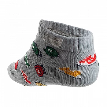 Шкарпетки New Balance Toddler Low Cut 3 Pair Унісекс дитячий (3-8) р.21-26 Сірий