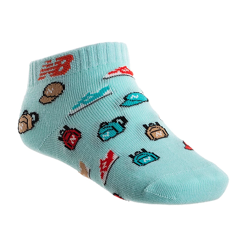 Шкарпетки New Balance Toddler Low Cut 3 Pair Унісекс дитячий (3-8) р.21-26 Сірий
