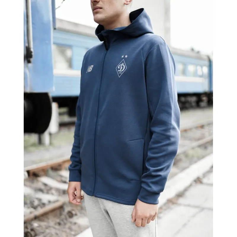 Кофта New Balance NB FCDK Travel FZ Чоловіча р.S Синій