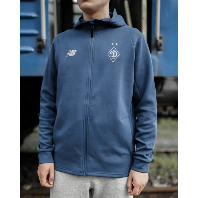 Кофта New Balance NB FCDK Travel FZ Чоловіча р.S Синій