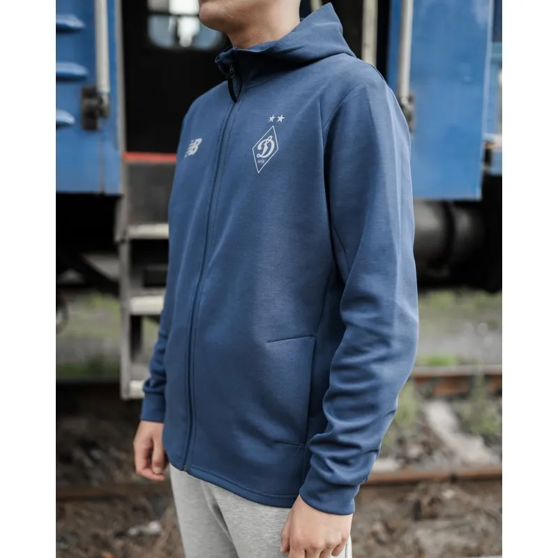 Кофта New Balance NB FCDK Travel FZ Чоловіча р.S Синій