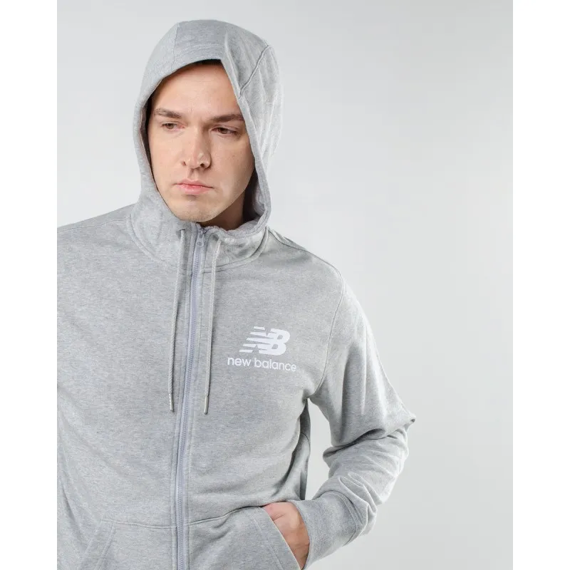 Кофта New Balance Ess Stacked FZ Чоловіча р.S