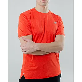 Футболка New Balance Impact Run SS Чоловіча р.S Помаранчевий