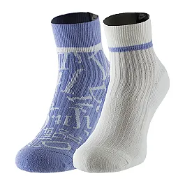 Шкарпетки Nike U SNKR SOX ANKLE 2PR - JDI Унісекс р.38-42 Фіолетовий/Білий