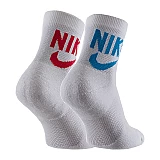 Шкарпетки Nike U NK HERITAGE ANKLE 2PR Унісекс р.38-42 Білий