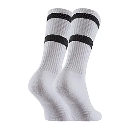 Шкарпетки Nike U NK HERITAGE CREW 2PR Унісекс р.38-42 Чорний/Білий