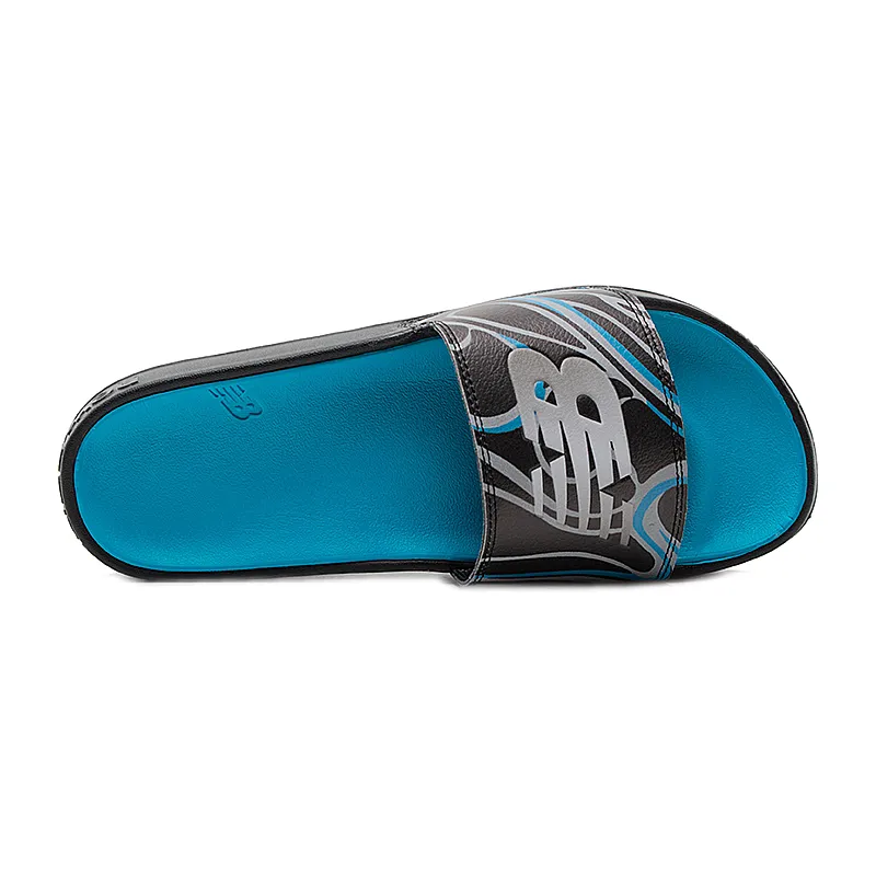 Тапочки New Balance 200 Чоловіча р.44 Чорний/Блакитний