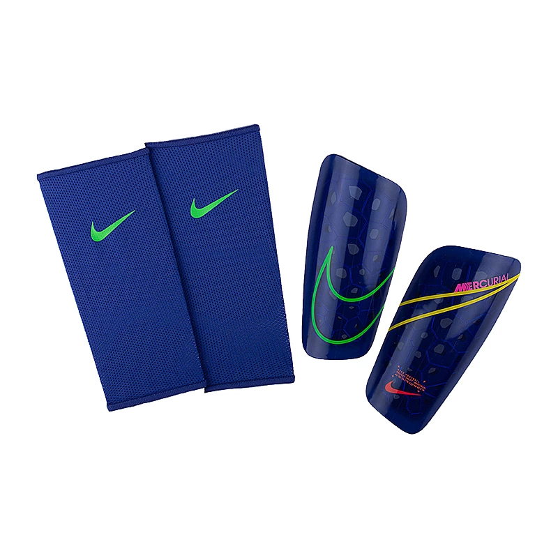 Щитки Nike Mercurial Lite Унісекс р.XL Комбінований/Синій