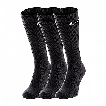 Шкарпетки Nike 3PPK VALUE COTTON Унісекс р.34-38 Чорний