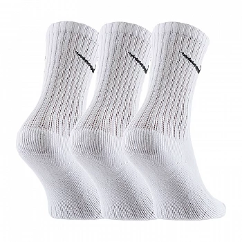 Шкарпетки Nike 3PPK VALUE COTTON Унісекс р.42-46 Чорний/Білий