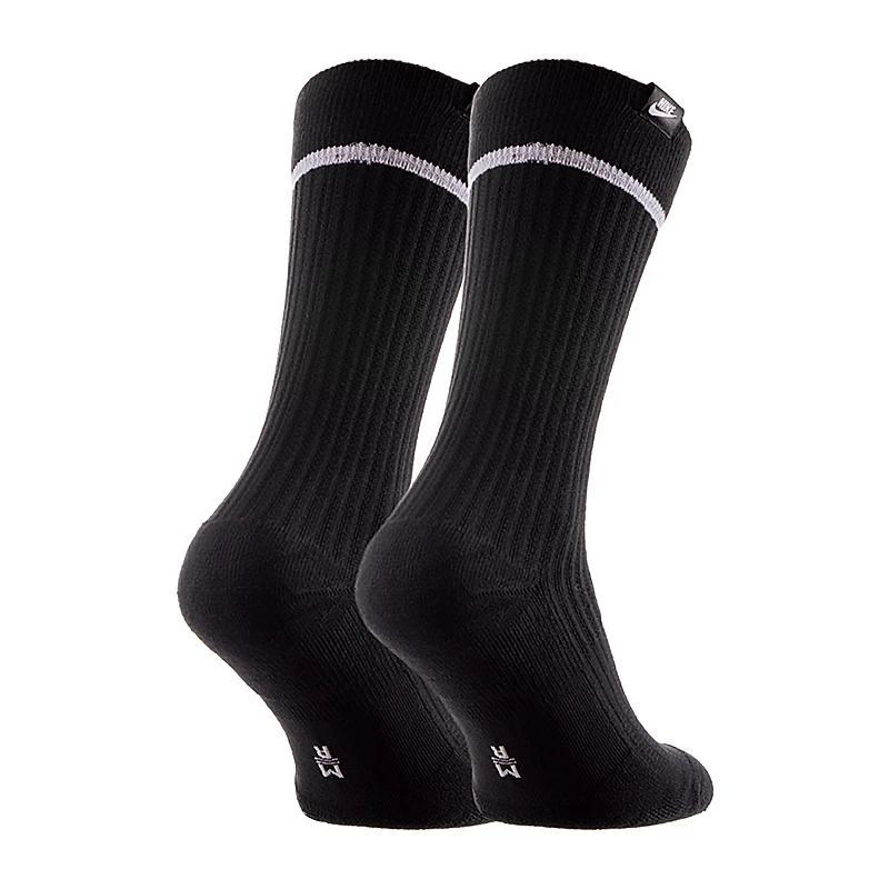 Шкарпетки Nike U SNKR SOX ESSENTIAL CRW 2PR Унісекс р.38-42 Чорний