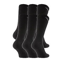 Шкарпетки Nike U NK EVERYDAY CUSH CREW 6PR-BD Чоловіча р.34-38 Чорний