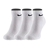 Шкарпетки Nike U NK EVERYDAY CUSH ANKLE 3PR Чоловіча р.38-42 Білий/Чорний