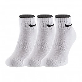 Шкарпетки Nike U NK EVERYDAY CUSH ANKLE 3PR Чоловіча р.38-42 Білий/Чорний
