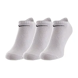 Шкарпетки Nike U NK EVERYDAY LTWT NS 3PR Унісекс р.34-38 Білий