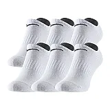 Шкарпетки Nike U NK EVERYDAY LTWT NS 6PR-BAND Унісекс р.38-42 Білий/Чорний