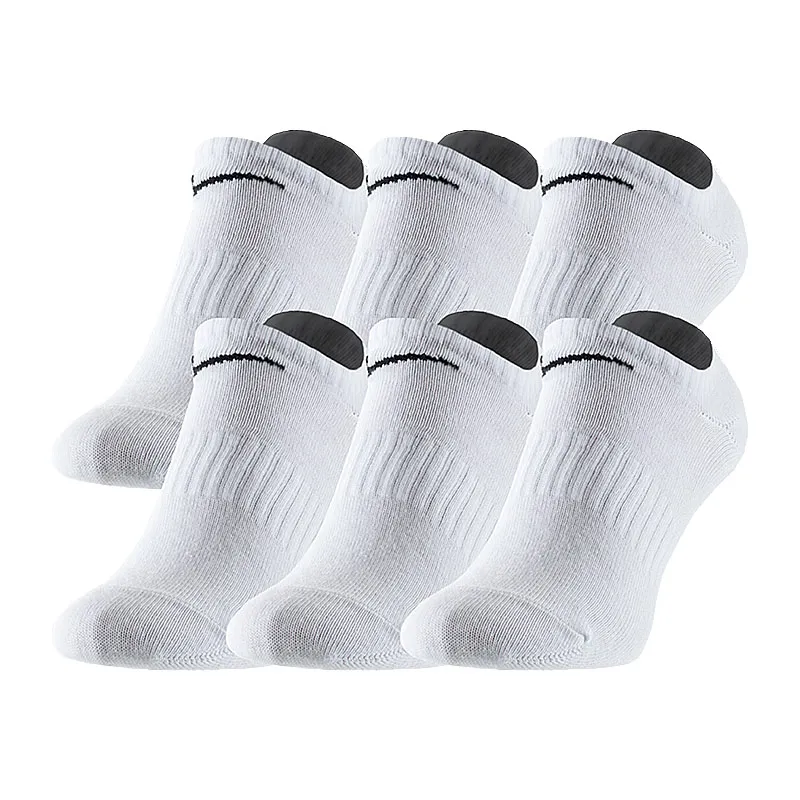 Шкарпетки Nike U NK EVERYDAY LTWT NS 6PR-BAND Унісекс р.38-42 Білий/Чорний