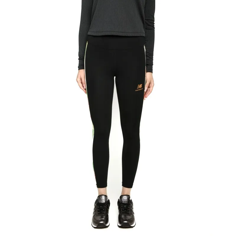 Легінси New Balance Ess Botanical Legging Жіноча р.XS Чорний