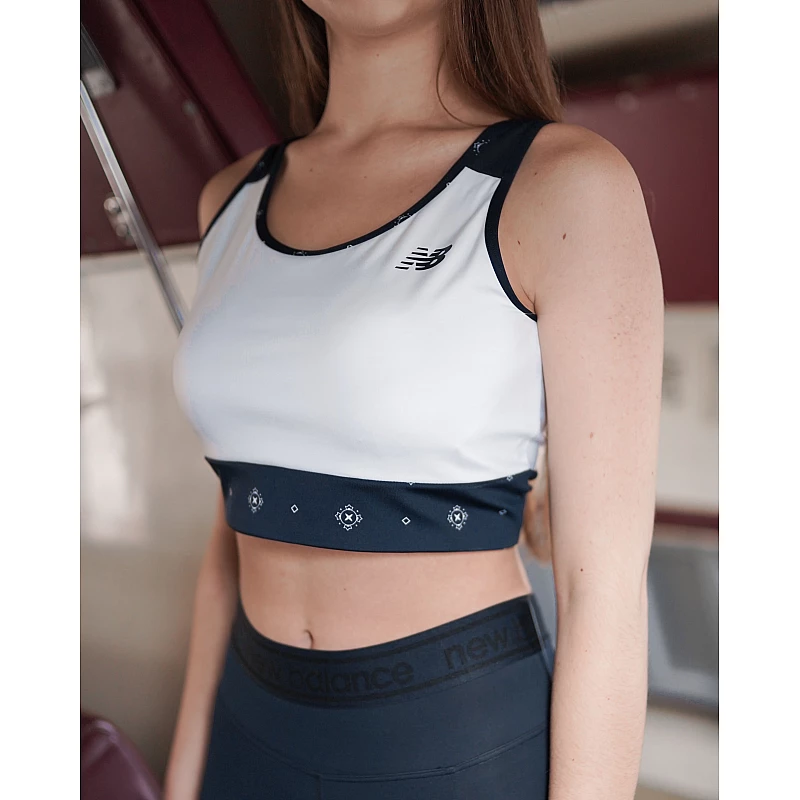 Топ New Balance NB ACHIEVER BANDANA Жінки р.M Комбінований