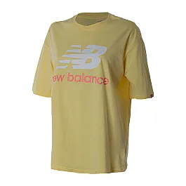 Футболка New Balance Ess Stacked Logo Жінки р.XS Жовтий