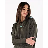 Худі New Balance Relentless Cinched Hem Жіноча р.XS Зелений/Бірюзовий