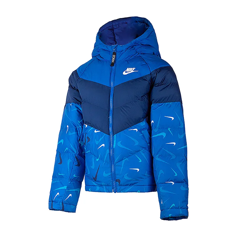 Куртка Nike U NSW SYNFIL JKT BRNDMK AOP Унісекс дитячий (8-15) р.XS