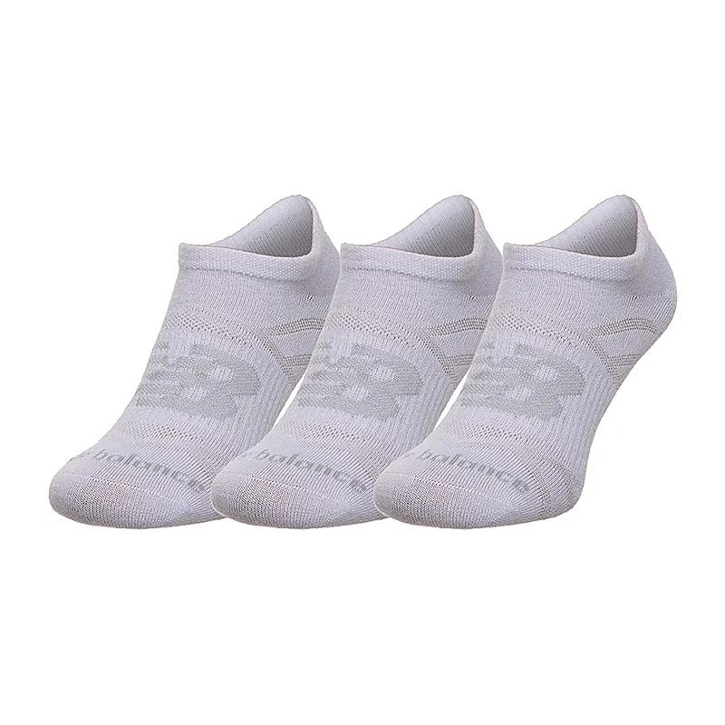 Шкарпетки New Balance Flat Knit No Show 3 Pack Унісекс р.39-42 Білий