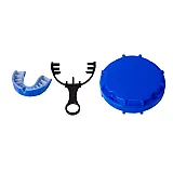 Капа OPRO Gold Series Blue/Pearl фото товару