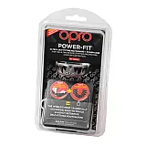 Капа OPRO Power - Fit Aggression-Jaws Silver / White фото товару