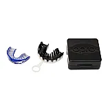 Капа OPRO Power - Fit Bling-Urban Series Dark Blue/White фото товару