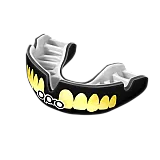 Капа OPRO Power-Fit Bling-Teeth Series Black/White фото товару
