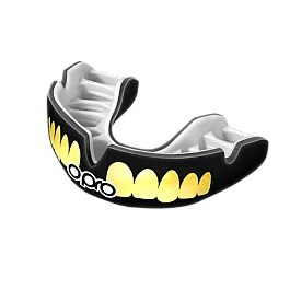 Капа OPRO Power-Fit Bling-Teeth Series Black/White