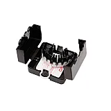 Капа OPRO Power-Fit Bling-Teeth Series Black/White фото товару