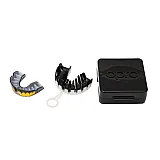 Капа OPRO Power-Fit Bling-Teeth Series Black/White фото товару