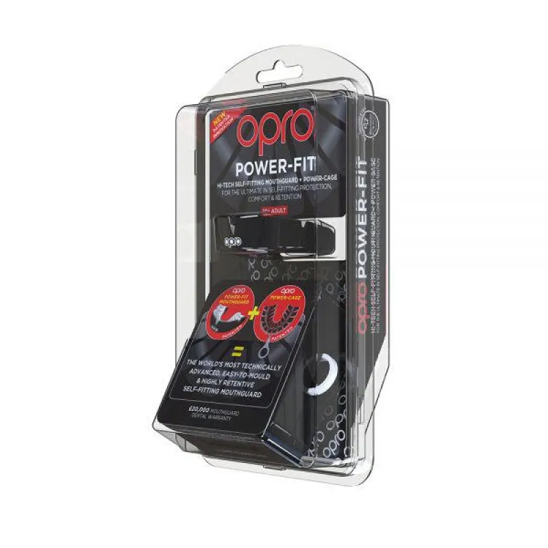 Капа OPRO Power-Fit Single Series Black/White фото товара