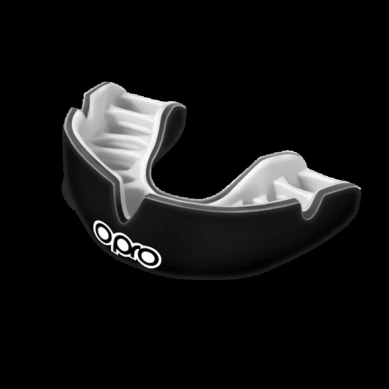 Капа OPRO Power-Fit Single Series Black/White фото товара