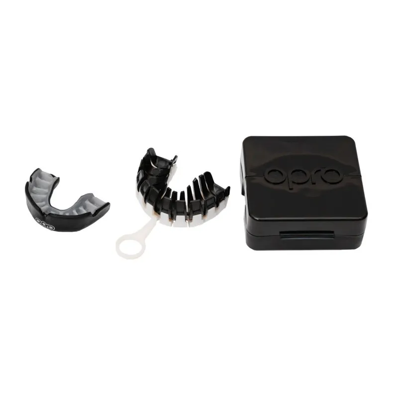 Капа OPRO Power-Fit Single Series Black/White фото товара